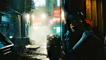 Cyberpunk 2077 Ultra , Futuristic backgrounds, High-resolution HD wallpaper