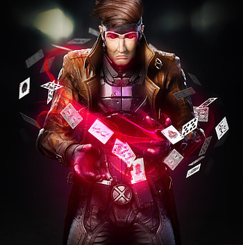 Gambit, Marvel Comics, Professional artist's tribute, X-Men fan art HD phone wallpaper