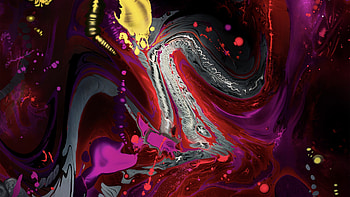 Abstraction art, texture, multi-colored spots HD wallpaper