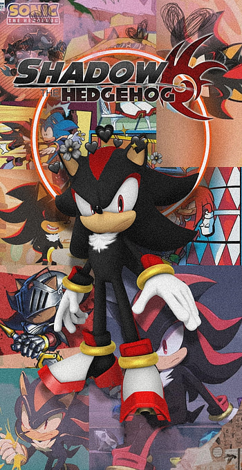Shadow, black, shadow the hedgehog HD phone wallpaper