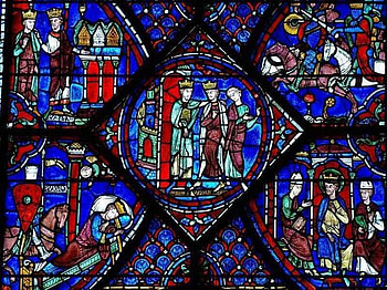 Stained Glass..., blue, thee, colour, is HD wallpaper