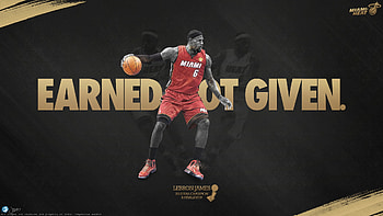 LeBron James Title Earned Not Given HD wallpaper