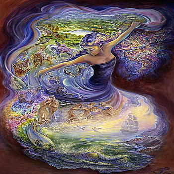 Dance of dreams, josephine wall, dance, fantasy, art HD wallpaper