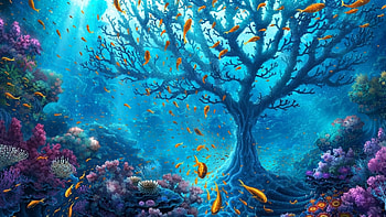 Underwater World, underwater, world, nature, fish HD wallpaper