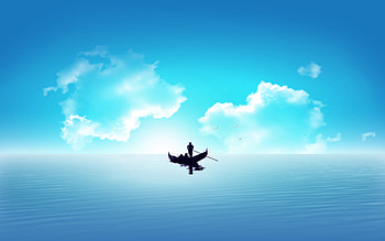 Boat in a lake, boat, lake HD wallpaper