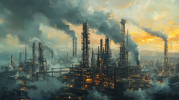 Industrial Landscape and Pollution - Ultra, industrial landscape, pollution, factory, industrial, skyline HD wallpaper