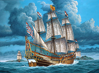Ship, Artistic, Painting HD wallpaper