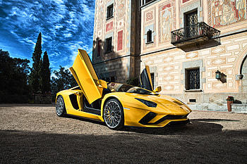 Lamborghini Aventador , lamborghini-aventador, lamborghini, cars, yellow HD wallpaper
