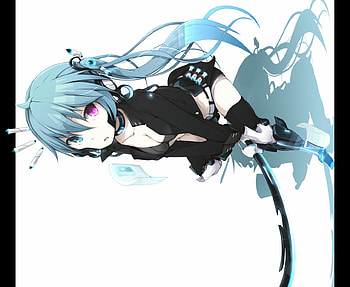 Mecha Masume, cute, girl, anime, sword HD wallpaper