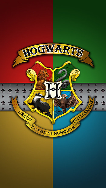 New style , Hogwarts crest, Modern design, decor HD phone wallpaper