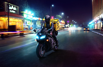 Delivery Boy , bikes, behance HD wallpaper