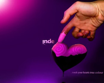 inde love, emotion, black, hot, beautiful, hand, purple, violet, love, heart, inde HD wallpaper
