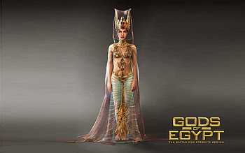 Egyptian gods, Golden goddess, Symbols of love, Mythical creatures HD wallpaper