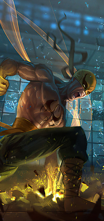 Iron Fist Comics, K'un-Lun warrior, Masters of martial arts, Danny Rand HD phone wallpaper