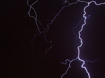 Lightning Strike 1, night, lightning, nature, storm HD wallpaper