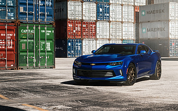 Chevrolet Camaro, blue, Camaro, fast, , Chevrolet HD wallpaper