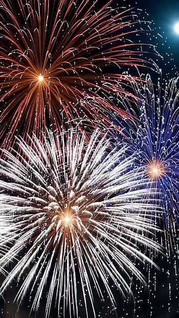 Celebration, Fireworks, High resolution, Festive HD phone wallpaper