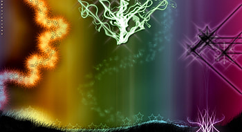 multicolour, blue, purple, yellow, green, orange HD wallpaper