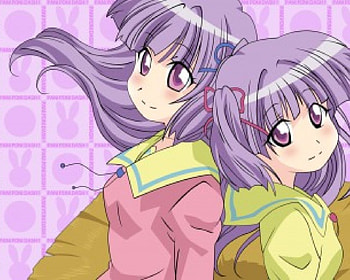 Twins, anime, pani poni dash, yuuma, yuuna HD wallpaper