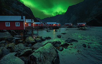 Beautiful Norway, Windows 10 theme, , Pink city HD wallpaper
