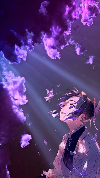 Shinobu, cloud, sky HD phone wallpaper