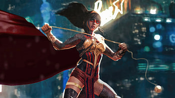 Anya Chalotra As Wonder Girl Yara Flor, wonder-girl, superheroes, artist, artwork, digital-art HD wallpaper