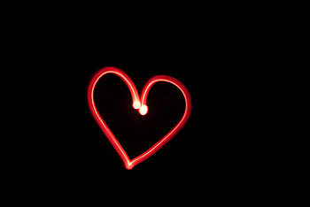 Love, Neon, Heart HD wallpaper