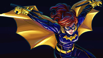 Bat Girl Wings Open , batgirl, superheroes, artist, artwork, digital-art, deviantart HD wallpaper