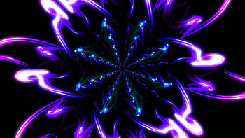 Abstract, Lilac, Dark Background, Form, Figure HD wallpaper