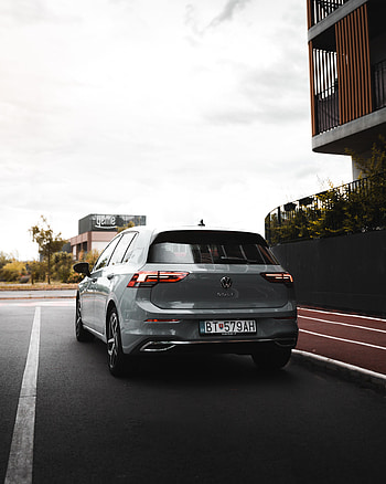 Volkswagen, Cars, Car, Grey, Back View, Rear View, Headlight, Volkswagen Golf V HD phone wallpaper