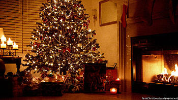 Christmas Fire Place, Place, Fire, Christmas HD wallpaper