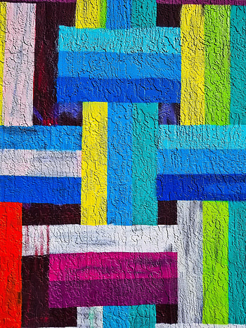 Abstract, Multicolored, Motley, Lines, Paint, Wall, Stripes, Streaks HD phone wallpaper