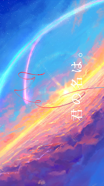 Your Name.: Vibrant Anime Sky , Your Name., Anime HD phone wallpaper
