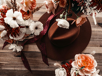 Flowers, Still Life, Miscellanea, Miscellaneous, Hat HD wallpaper