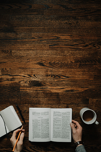 Miscellanea, Miscellaneous, Cup, Hands, Book, Pencil, Notebook, Notepad HD phone wallpaper