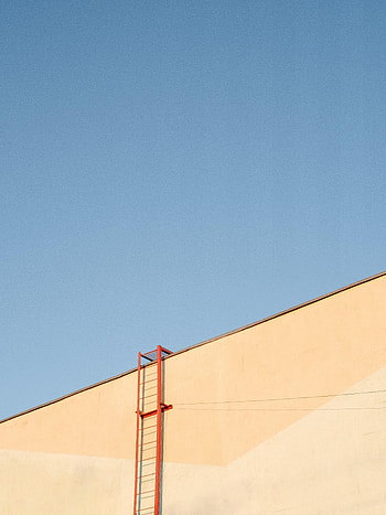 Minimalism, Wall, Ladder, Stairs HD phone wallpaper