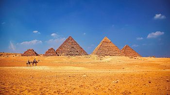 Pyramids of Giza, Egyptian wonders, Historical legacy, Architectural masterpieces HD wallpaper