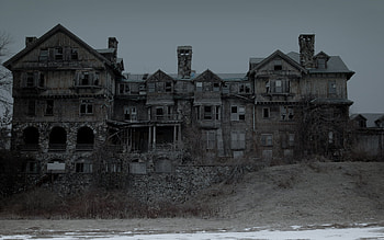 Building, Haunted, Dark, Ruin HD wallpaper