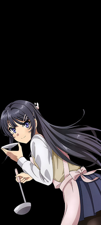 Mai sakurajima, maisan, bunnygirl, bunny, arte HD phone wallpaper