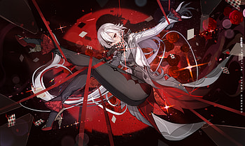 Uploaded by Doopliss - By Yolanda, Arlecchino (Genshin Impact), Genshin Impact, video game HD wallpaper