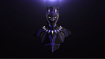 Avengers Infinity War Black Panther Minimalism, avengers-infinity-war, black-panther, minimalism, artist HD wallpaper