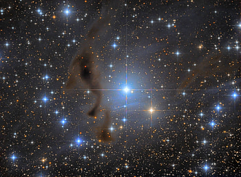 Reflections on vdB 9, galaxies, planets, fun, cool, space, stars HD wallpaper