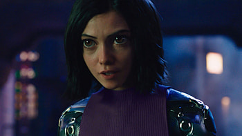 Alita Battle Angel, Rosa Salazar, 2018 movie, Science fiction HD wallpaper
