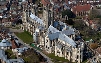 Canterbury, England, Canterbury Cathedral, Majestic view HD wallpaper
