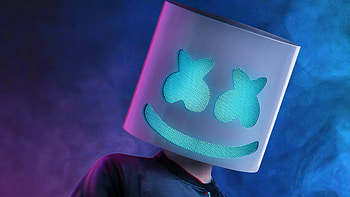 The Marshmello, marshmello, music, mask HD wallpaper