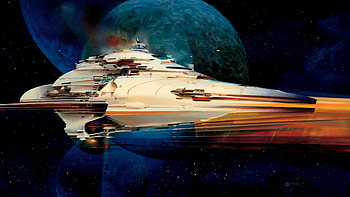 Spaceship Change In Direction , spaceship, artist, artwork, digital-art HD wallpaper