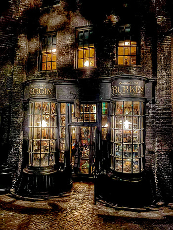 Borgin and Burkes, Hogwarts, Universal, Diagon Alley, Harry Potter, Islands of Adventure, Universal Orlando HD phone wallpaper
