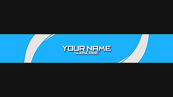Blue Youtube Banner Background - - - Tip HD wallpaper