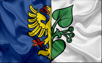 Flag of Karvina, Czech Republic, , silk texture, Karvina flag, Czech cities, Karvina HD wallpaper