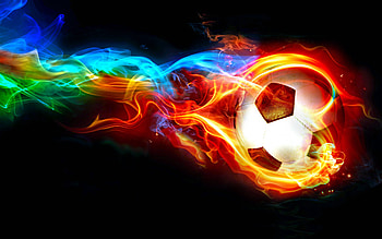 abstract soccer, abstract, fun, 3d, cool, soccer HD wallpaper
